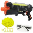 thumbnail image 1 of YTSWELE Blaster Gun with Protective Goggles with Spring-Piston and 100 Rounds for Boys and Girls Up to 110 FPS Compatible with Nerf Hyper Rounds Darts, Easy Reload, Holds Up to 50 Rou, 1 of 8