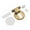 Yellow Bronze, variant on Baoblaze Magneti Door Stop Strong Metal Stainless Steel Door Stopper Wall Mounted Gold