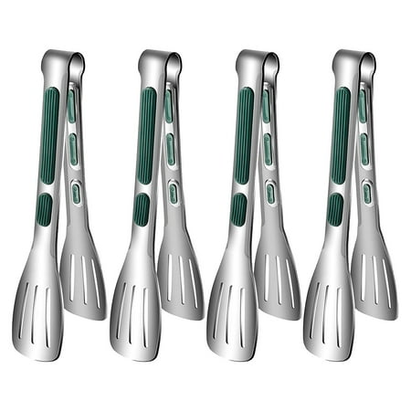 

Kitchen Tongs for Cooking 4Pcs 7Inch Stainless Steel Serving Tongs