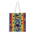 thumbnail image 1 of Dancing Bears Bolso de tela con estampado de lienzo para mujer, bolsa de compras reutilizable y estética, con cremallera interior, regalo para mujer,40*45cm., 1 of 6