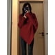 thumbnail image 5 of Suéter de cuello alto 100% cachemira para mujer Otoño Invierno 2024 nuevo explosivo por dentro para llevar un suéter jersey por fuera de la parte superior, 5 of 5