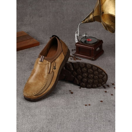 Old Beijing Men's Leather Casual Shoes Breathable Antiskid Loafers ...