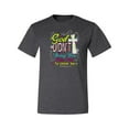 thumbnail image 2 of God Didn't Bring You This Far To Leave You Religious Inspirational/Christian Men's Graphic T-Shirt, Heather Black, Medium, 2 of 3