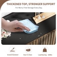 thumbnail image 4 of TROPOW Shoe Cabinet with Doors，6-Tier Shoe Organizer with 3 Doors & Additional Hooks for Hallway, Entryway, Living Room, 4 of 6