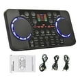 thumbnail image 2 of Blue tooth Mini *dio Mixer Sound Card Portable Board DJ 16 Digital Effects Noise Reduction Console USB Record For Singing ,Reduced Noise, 2 of 7