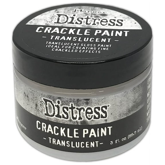 Tim Holtz Distress Crackle Paint 3oz-Translucent