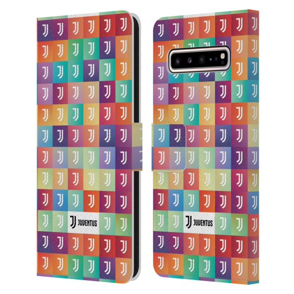 Head Case Designs Officially Licensed Juventus Football Club Patterns Coloured Leather Book Wallet Case Cover Compatible With Samsung Samsung Galaxy S10 5G