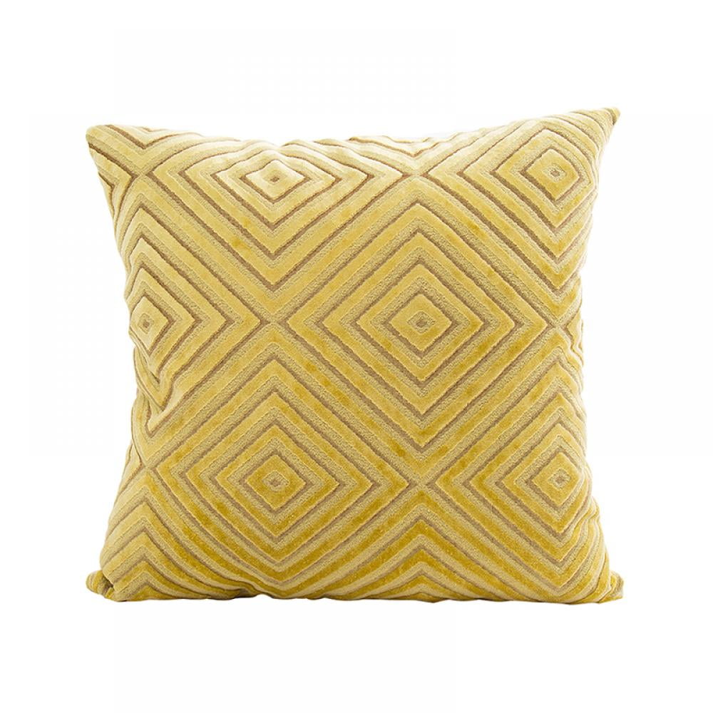 Comfy Striped Solid Geometric Throw Pillow Covers Cushion Cases