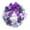 Purple, variant on putnchl Christmas Front Door Garland Outdoor Decoration Holiday Welcome Garland Decoration Christmas Wreath
