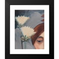 thumbnail image 2 of Dorothea Maetzel-Johannsen 19x24 Black Modern Framed Museum Art Print Titled - Flowers and Female Head (1921), 2 of 5