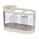 thumbnail image 2 of Portapalillos transparente, organizador de cubiertos para encimera, drenable, de gran valor, multifuncional, para cocina, comedor y hogar, diseño elegante, solución de almacenamiento compacta., 2 of 8