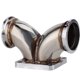 thumbnail image 5 of Brida Turbo, Brida T4 A 2,5 Pulgadas Adaptador de Tomo de Escape de Acero inoxidable para la Mayoría de los Turbocompresores V6 V8 T4 Para Turbocompresor Modificación, 5 of 7