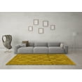 thumbnail image 3 of Ahgly Company Machine Washable Indoor Rectangle Persian Yellow Traditional Area Rugs, 2' x 5', 3 of 4
