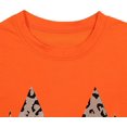 thumbnail image 3 of Chandails en Molleton Visage de Citrouille Halloween Femmes Mignon Pull Graphique Citrouille Décontracté Manches Longues Automne, 3 of 5