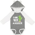 thumbnail image 3 of Inktastic I am Not a Hugger with Cactus Boys or Girls Long Sleeve Baby Bodysuit, 3 of 5