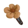 thumbnail image 1 of Horquilla de flor grande de de de otoño para mujer y niña, horquillas de moda, pinza elegante para , accesorios para el cabello para , Khaki Macarena grandes pinzas para el cabello, 1 of 8