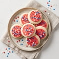 thumbnail image 2 of Freshness Guaranteed Red Frosted Sugar Cookies with Star Sprinkles, 13.5 oz, 10 Count, 2 of 5