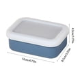 thumbnail image 3 of Travel Soap Case Silicone Leakproof Waterproof With Pad Portable Soap Container For Camping Gym Blue, 3 of 6