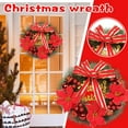 BOPORO Winter Wreaths for Front Door Imitation Flower Wall Decoration ...