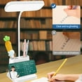 thumbnail image 5 of LED Dimming Desk Lamp with Pen Holder USB Powered 11.5x11.5x37cm Eye Protection Adjustable Brightness Multifunctional Study Office Bedroom Dorm Nightstand Light Organizer, 5 of 5