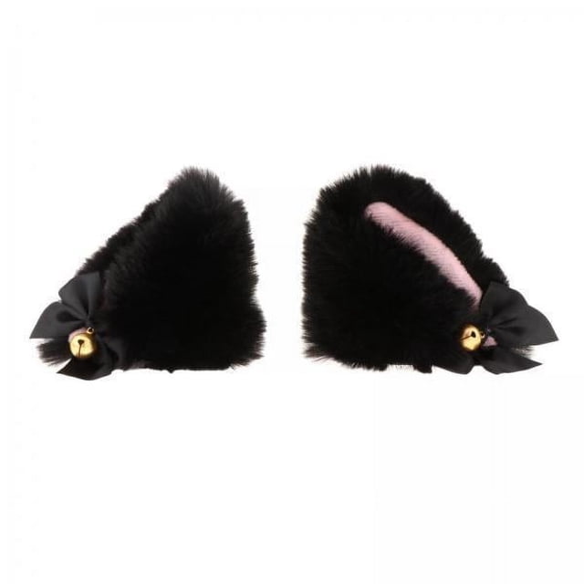 5x Orejas Decorativas Para Casco De Esquí, Bonitas Decoraciones Suaves Para Casco Para Montar En Bicicleta, Patinaje, Diseño De Gato, Color Negro