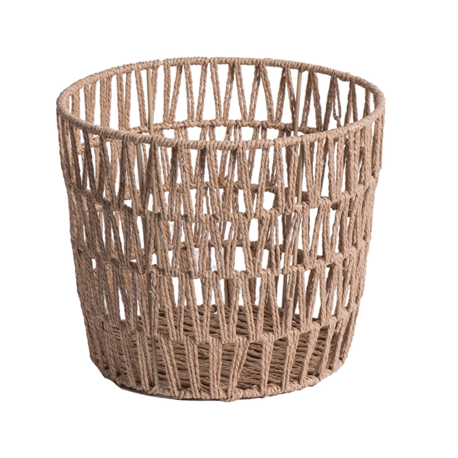 Baoblaze Laundry Basket Freestanding Organizer Snacks Storage Laundry Bin Toy Box Storage B