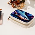 thumbnail image 7 of Starry Shark Decorative Velvet Jewelry Box with Removable Compartment - Portable Necklace Organizer - Great Gift!, 7 of 7