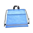 thumbnail image 3 of Basketball Mesh Drawstring Bag Pouch Pool Beach Bag Accessories 17.7 X 23.6 Inch Blue, 3 of 8