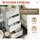 thumbnail image 4 of Cómoda WLIVE con 4 cajones, torre de almacenamiento, blanca, 4 of 7