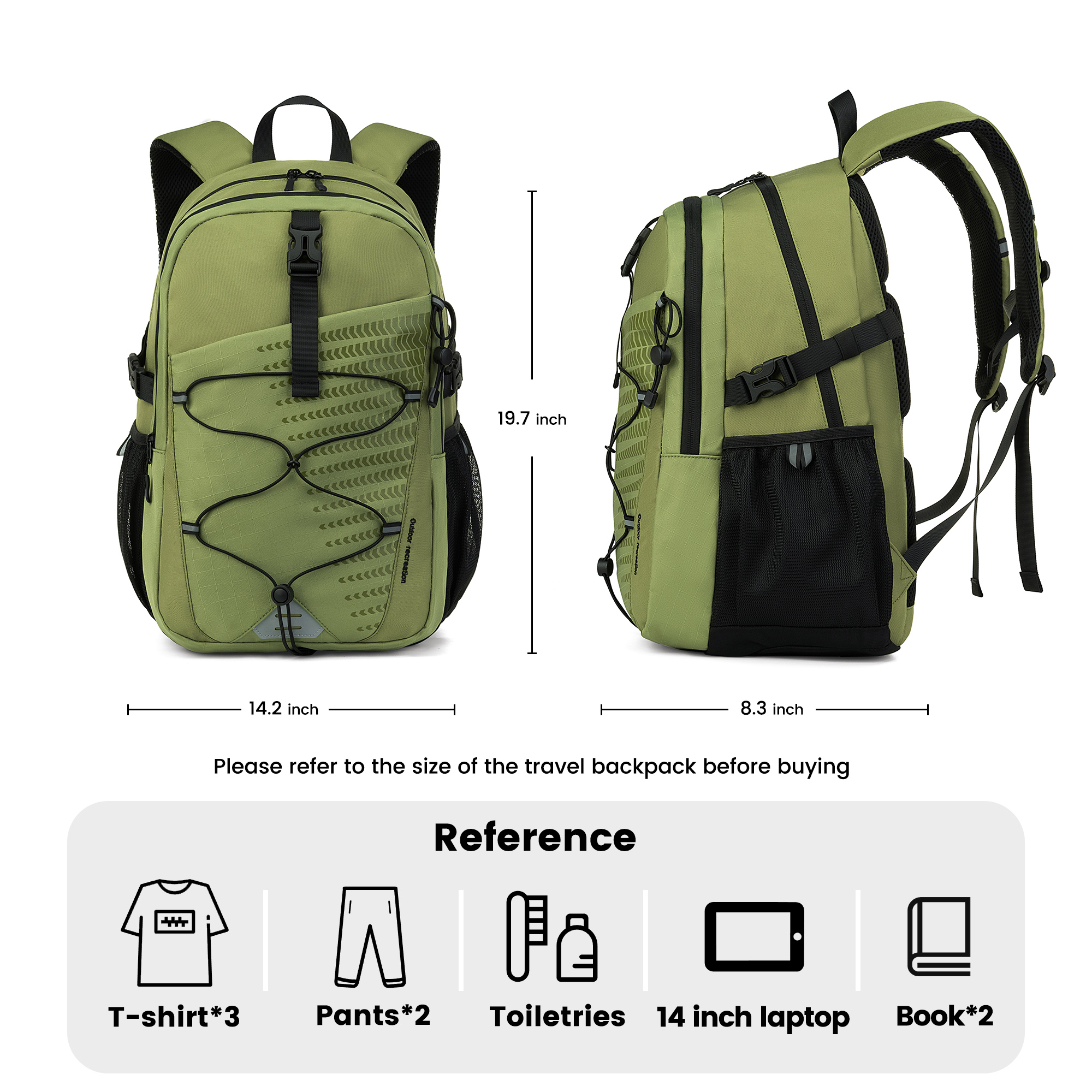 Smicure Water Resistant Travel Backpack photo 2