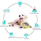 thumbnail image 4 of Juguetes interactivos para perros, pelotas de golosinas para perros, juguetes dispensadores de comida para perros, perros de tamaño mediano que persiguen y juegan (amarillo), 4 of 5