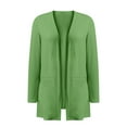 thumbnail image 6 of iOPQO Sweater Cardigan Women Open Front Cardigan for Women Long Sleeve Cardigan for Women Long Sweater Cardigan Women Knitted Cardigan Light Cardigan Long Cardigans for Women Lightweight Green 3XL, 6 of 9