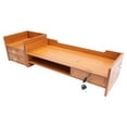 thumbnail image 6 of MDF Computer Rack with Drawers, Monitor Stand 3 Drawers (One With A Lock) Wood Computer Monitor Stand, 6 of 24