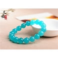 thumbnail image 4 of Natural Amazonite round Beads Stretch Bracelet, 4 of 4