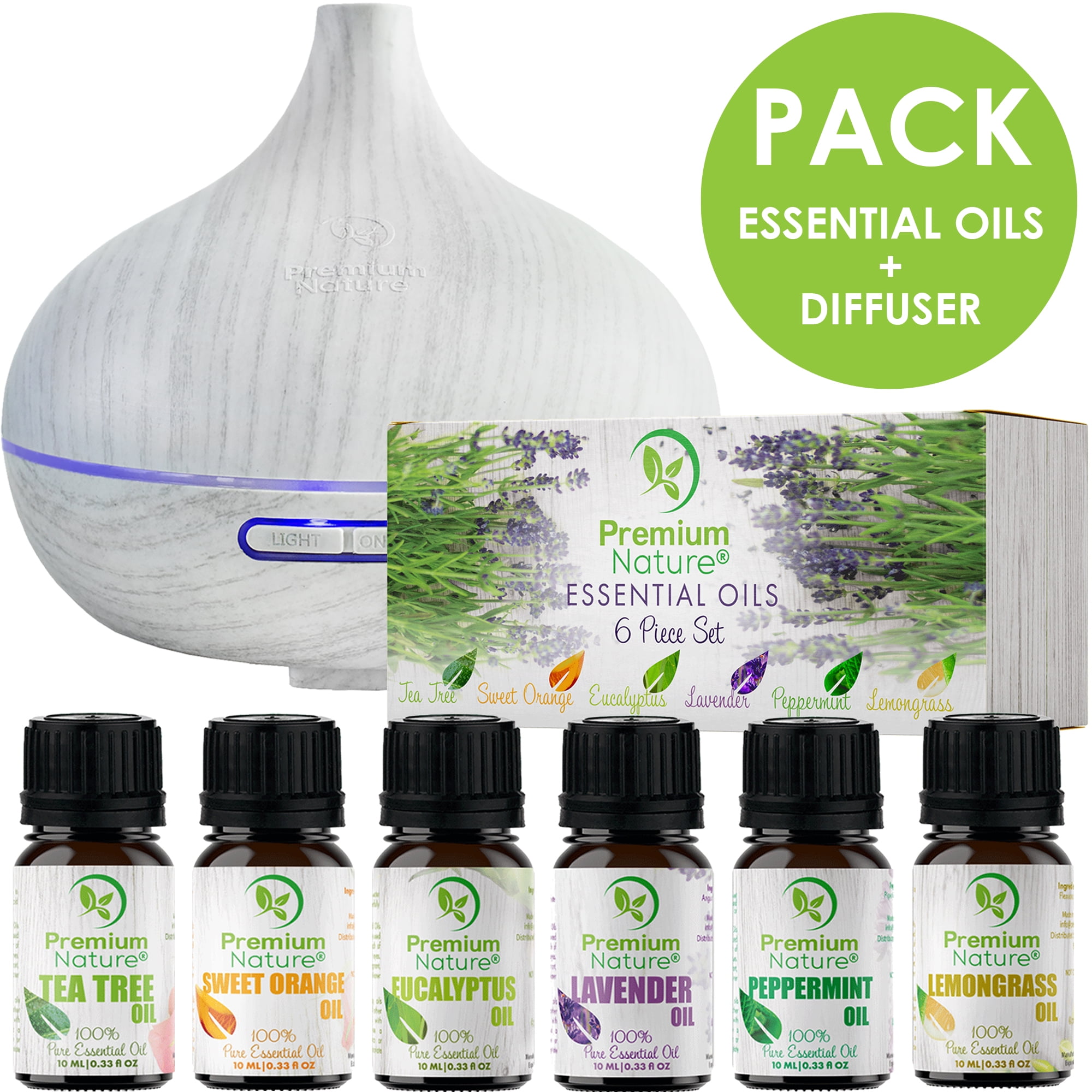 Diffuser and 6 EssentialOils Holiday Gift Pack