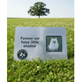 thumbnail image 4 of Pet Memorial Grave Headstone Custom Message & Photo Large Marker Stone 14x10, 4 of 9