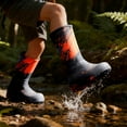 thumbnail image 4 of TIELUTT Couvre-Chaussures d'Aventure en Plein Air pour Adultes pour la Randonnée, le Vélo et les Sports et Couvre-Chaussures Réutilisables pour la Boue, Protecteurs de Bottes pour Activités Extérieures, Cyclisme, Randonnée, 4 of 4