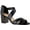 Black Leather, variant on Bella Vita Korrine Block Heel Sandals (Women)
