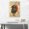 thumbnail image 2 of ARTCANVAS Horimoto Gidayu Takatoshi Canvas Art Print by Utagawa Kuniyoshi - Size: 26" x 18" (1.50" Deep), 2 of 9