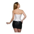 thumbnail image 4 of Corset Palace corset imitation silk comfortable and snug corset, 4 of 6