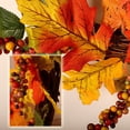 thumbnail image 4 of de flores grandes de 15.0 in para puertas de , flores artificiales con puertas de hojas, interiores y exteriores hoja de arce wreath_40cm BLESIY Guirnalda de la guirnalda de la pared de la puerta delantera, 4 of 8