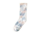 thumbnail image 5 of COUVER Women's Comfort Tie Dye Crew Socks, Pale Pink, Size 9-11, 2 Pairs, 5 of 8