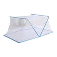 thumbnail image 1 of stanreset Foldable Bed Canopy Easy To Store Odor Free And Durable Safe Foldable Bottomless Mosquito Portable Blue 135*190*80cm, 1 of 6