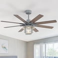 thumbnail image 5 of Sofucor 52-Inch Modern Farmhouse Ceiling Fan with Dimmable Light, 8 Wood Blades, Reversible, Quiet Motor, 5 of 9