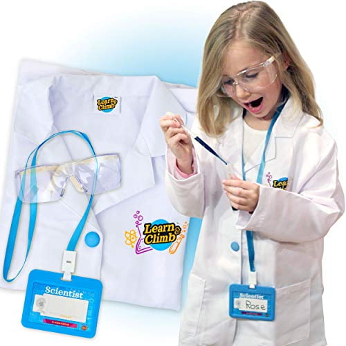 Soft Touch CLanItris America Kids Unisex Doctor Lab Coat for Scientist Role Play Costume Set