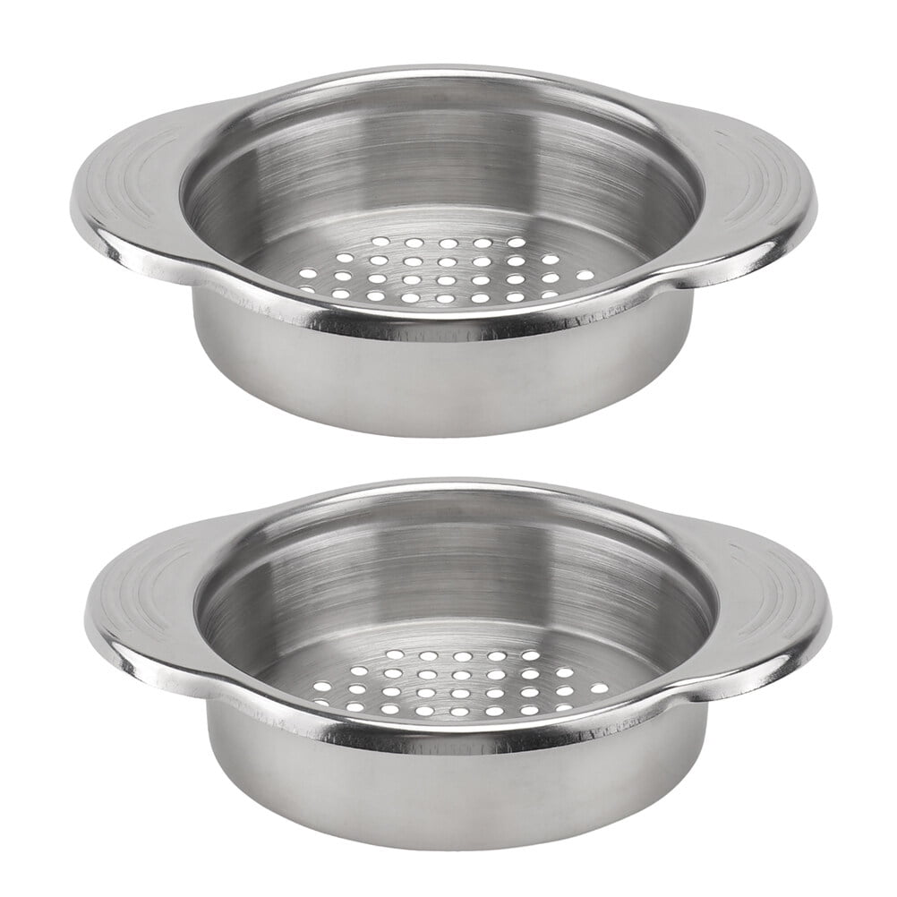 Strainer Can Food Tuna Steel Colander Stainless Goods Drainer Lid Press