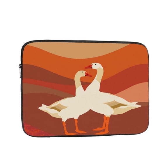 Laptop Sleeve Bag Compatible For iPad MacBook Air Pro Tablet Computer PC notebook Protective Fit in 10/12/13/14/15/16/17 inch Size Goose Couple