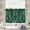 Green Peacock Feather Pattern, variant on 2 Pieces Tier Curtain for Kitchen and Bathroom- 27x24inch Green Peacock Feather Pattern Design- 40-60% Window Curtain Shading