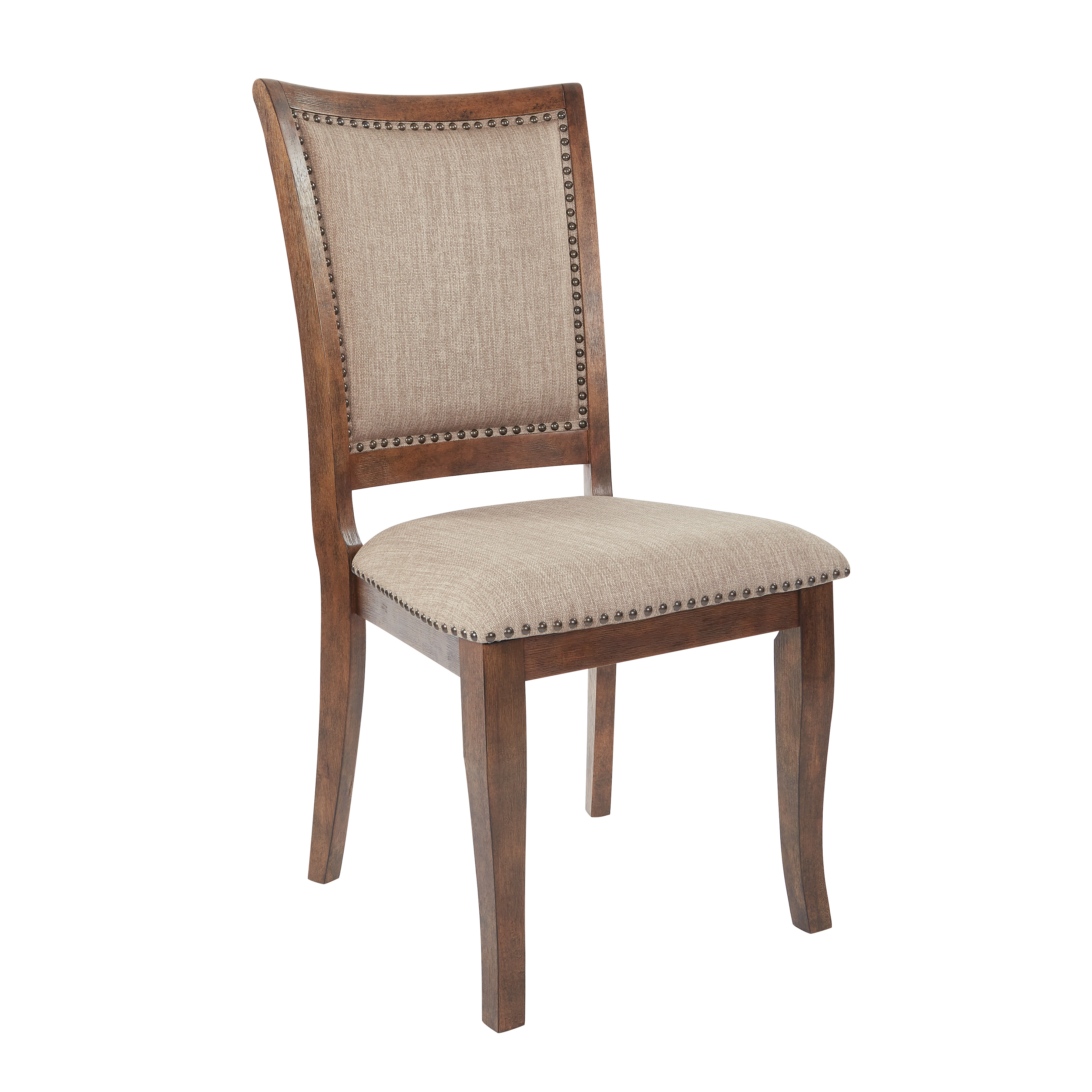 Osp Designs Alba Dining Chair 2 Ctn In Burnt Brown Walmart Com Walmart Com