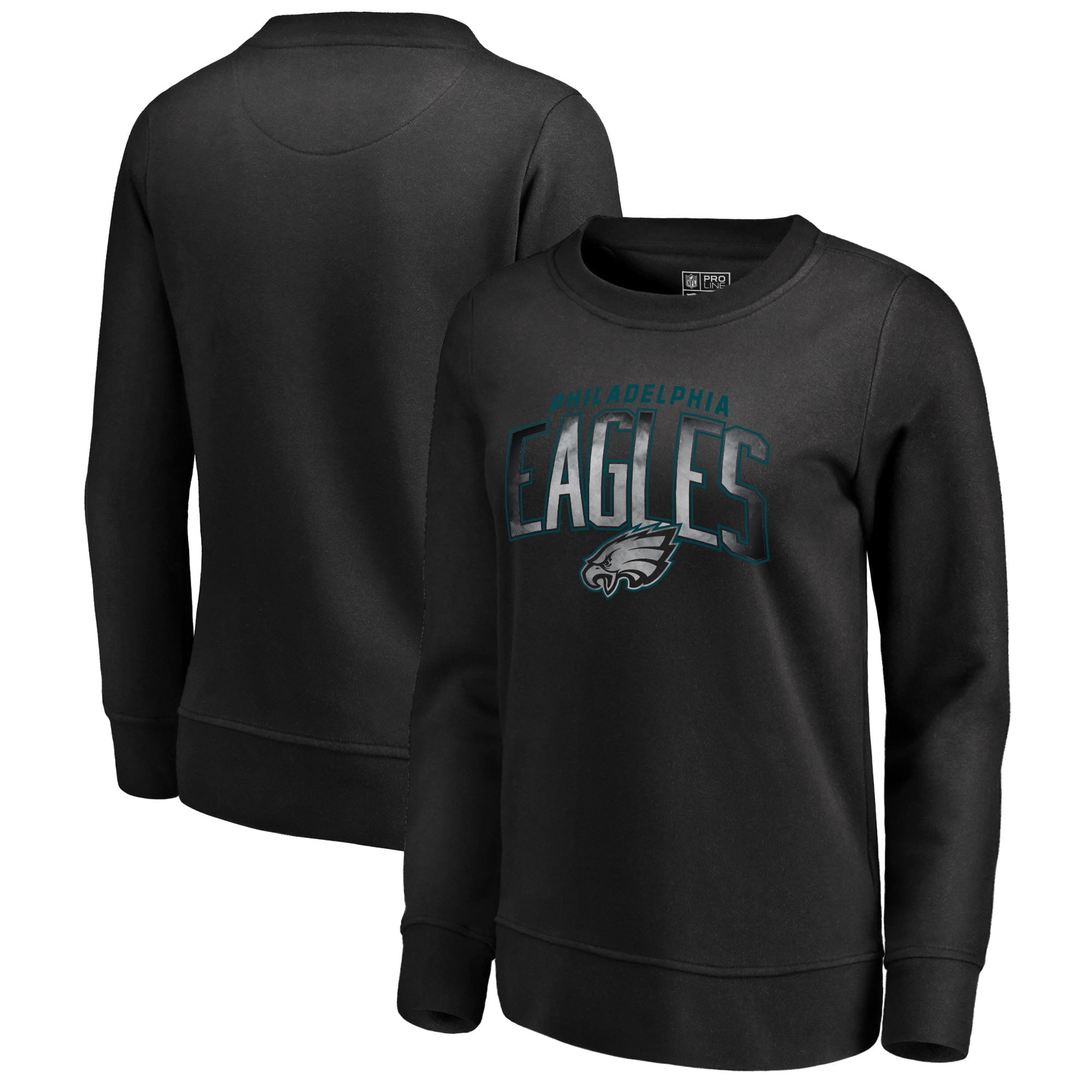 philadelphia eagles women's crewneck sweatshirt